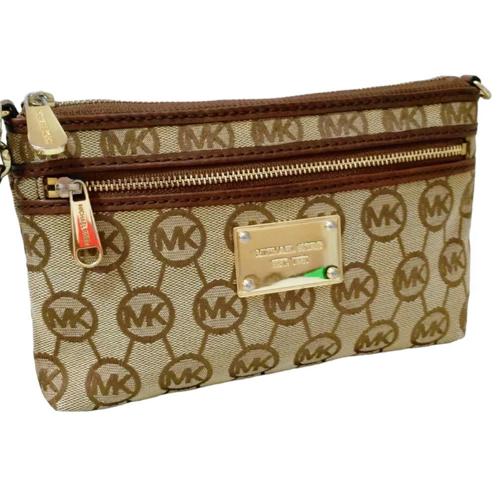 Michael Kors Monogram Wristlet.